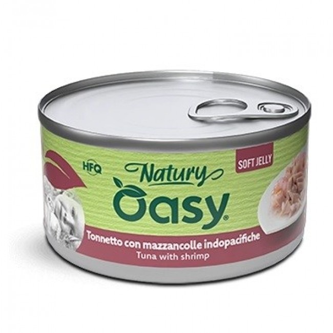 OASY Natury Soft Jelly Tuna with shrimp - wet cat food - 150g