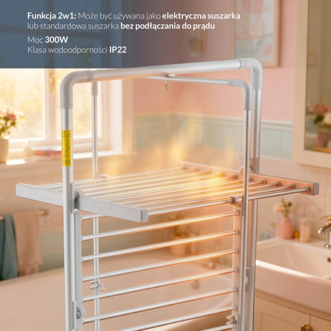 Adler AD 7829 Foldable electric clothes dryer Adler AD 7829 Foldable electric clothes dryer