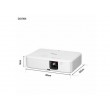 Epson CO-FH01 data projector 3000 ANSI lumens 3LCD 1080p (1920x1080) White Epson CO-FH01 data projector 3000 ANSI lumens 3LCD 1080p (1920x1080) White