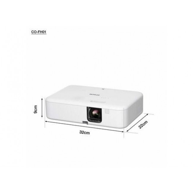 Epson CO-FH01 data projector 3000 ANSI lumens 3LCD 1080p (1920x1080) White Epson CO-FH01 data projector 3000 ANSI lumens 3LCD 1080p (1920x1080) White