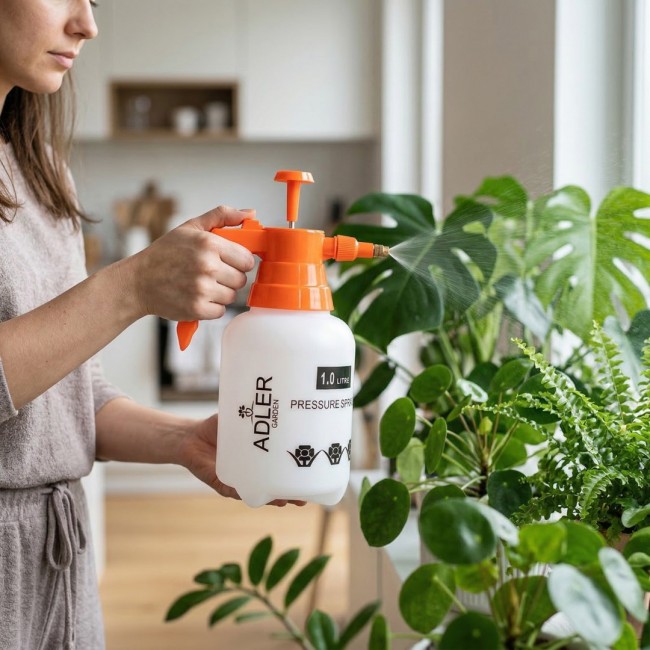 Pressure Sprayer ADLER AD 6811 manual 1L White, Orange
