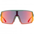 Uvex sportstyle 235 Multi-sport glasses Unisex Semi rimless Green, Red