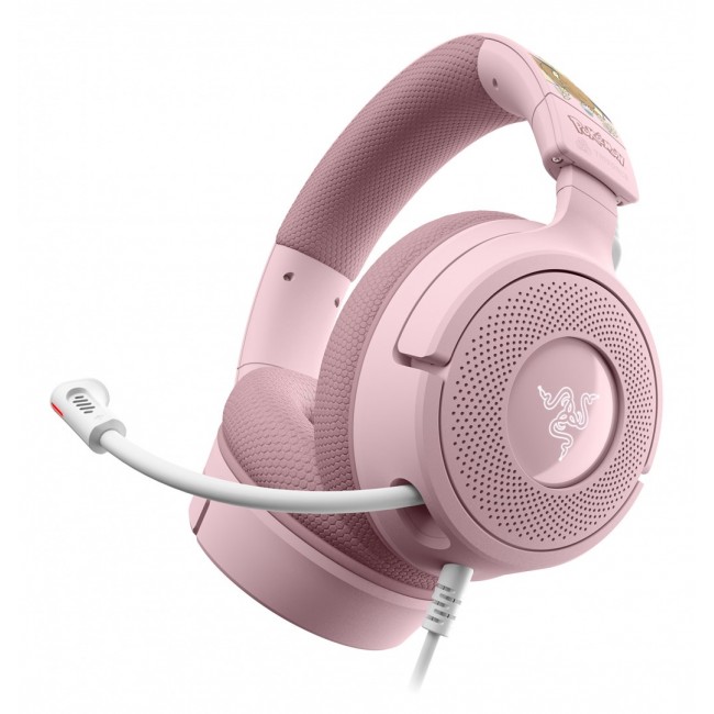 Razer Kraken V4 X Pikachu & Eevee Edition Headset Wired Head-band Gaming USB Type-C / USB Type-A Pink