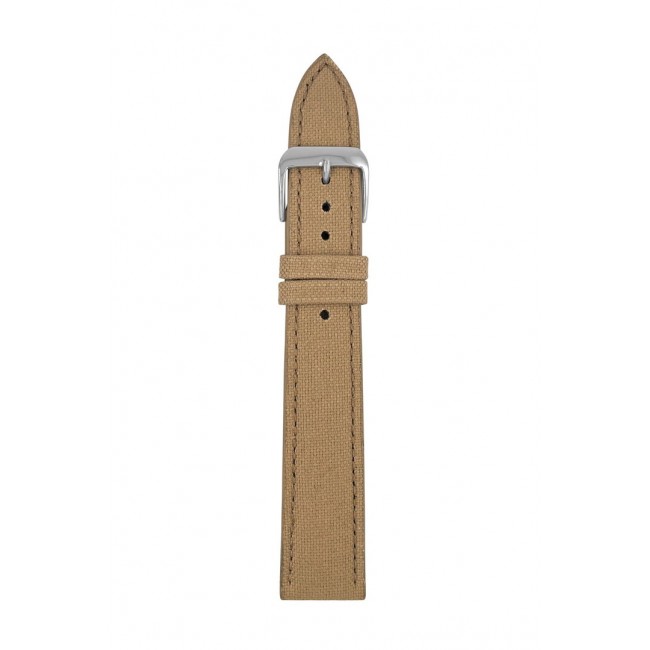 Recycled leather belt, light brown, 20 mm