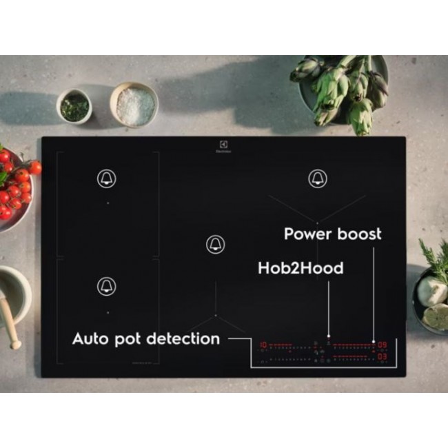 Electrolux Serie 700 EIS62453IZ Black Built-in 60 cm Zone induction hob 4 zone(s)