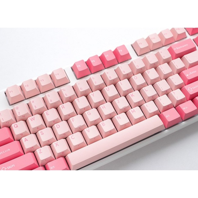 Ducky One 3 Gossamer Pink keyboard Gaming USB US English Pink, White