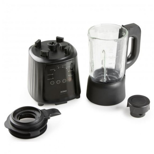 Domo DO726BL blender Cooking blender 900 W Black, Transparent