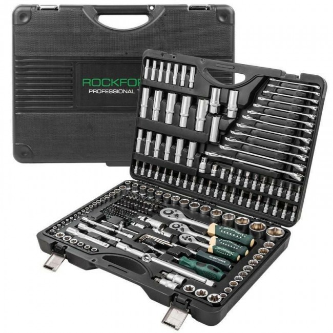ROCKFORCE WRENCH SET 216 + 3pcs. 1/2 ROCKFORCE WRENCH SET 216 + 3pcs. 1/2