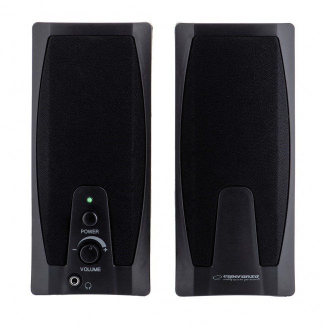 Esperanza EP110 loudspeaker 2-way Black Wired 6 W Esperanza EP110 loudspeaker 2-way Black Wired 6 W