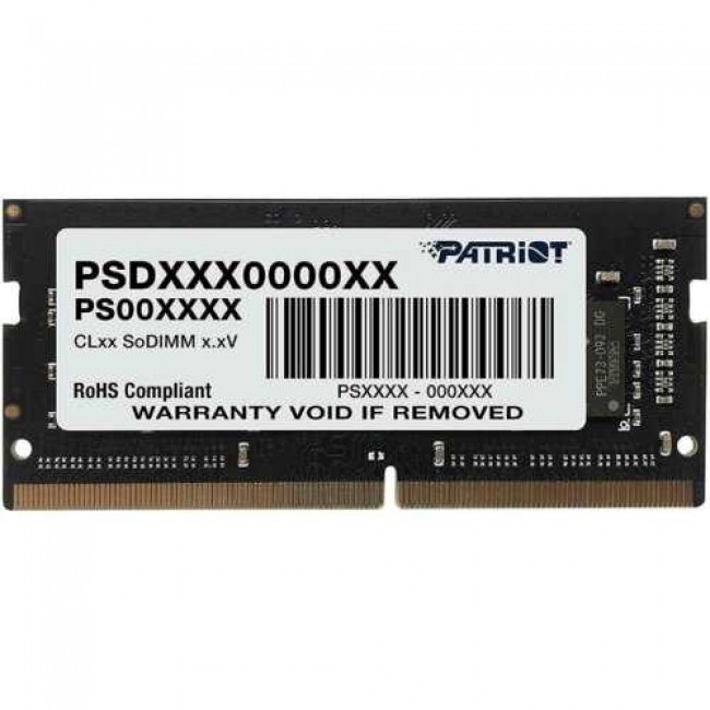 Patriot SO-DIMM DDR4 32GB 3200MHz Bulk Patriot SO-DIMM DDR4 32GB 3200MHz Bulk