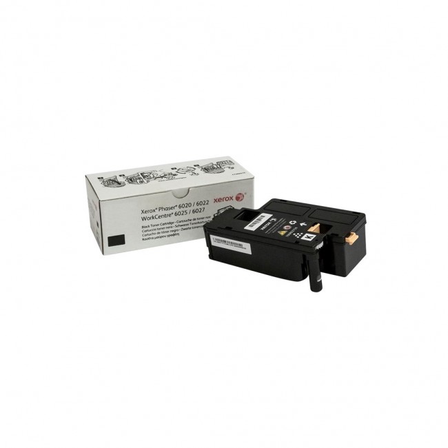Xerox Genuine Phaser 6020 / 6022, WorkCentre 6025 / 6027 Black Standard capacity Toner Cartridge (2000 Pages) - 106R02759 Xerox Genuine Phaser 6020 / 6022, WorkCentre 6025 / 6027 Black Standard capacity Toner Cartridge (2000 Pages) - 106R02759