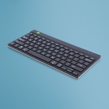 R-Go Tools Ergonomic keyboard R-Go Compact Break, compact keyboard with break software, QWERTY (US), Bluetooth, black