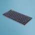 R-Go Tools Ergonomic keyboard R-Go Compact Break, compact keyboard with break software, QWERTY (US), Bluetooth, black