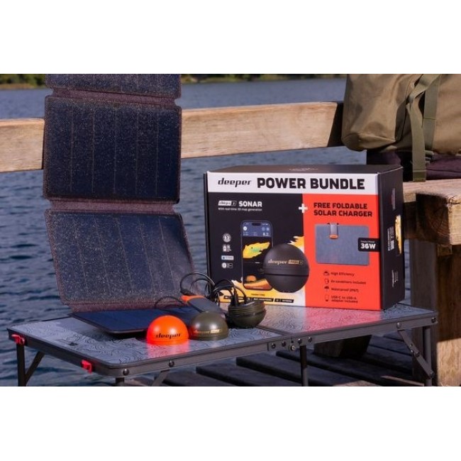 Deeper Smart Chirp+ 3 Fishfinder - Power Bundle