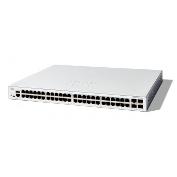 Cisco Catalyst 1200-48T-4G Smart Switch, 48 Port GE, 4x1GE SFP, Limited Lifetime Protection (C1200-48T-4G)