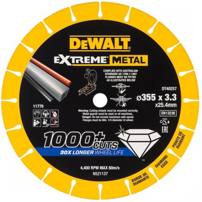 DeWALT DT40257-QZ diamond blade DeWALT DT40257-QZ diamond blade