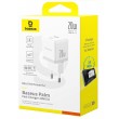 Baseus Palm Universal White AC Fast charging Indoor Baseus Palm Universal White AC Fast charging Indoor