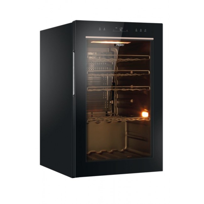 Haier Wine Bank 50 Serie 3 HWS49GAE Compressor wine cooler Freestanding Black 49 bottle(s)