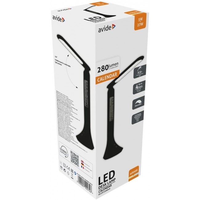 Avide ABLDL-CALENDAR-5W-BL table lamp LED Black