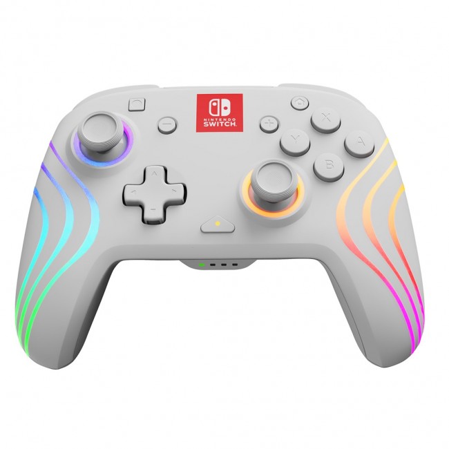 PDP Afterglow Wave White USB Gamepad Analogue / Digital Nintendo Switch, Nintendo Switch Lite, Nintendo Switch OLED