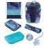 Herlitz SoftLight Plus Greenline Blue Ice school bag set Girl Polyester Blue, Navy