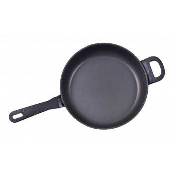Ballarini Avola Saut frying pan with 2 handles and lid, titanium, 28 cm, 75002-914-0