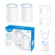 Cudy M1200 2-PACK mesh wi-fi system Dual-band (2.4 GHz / 5 GHz) Wi-Fi 5 (802.11ac) White 1 Internal Cudy M1200 2-PACK mesh wi-fi system Dual-band (2.4 GHz / 5 GHz) Wi-Fi 5 (802.11ac) White 1 Internal