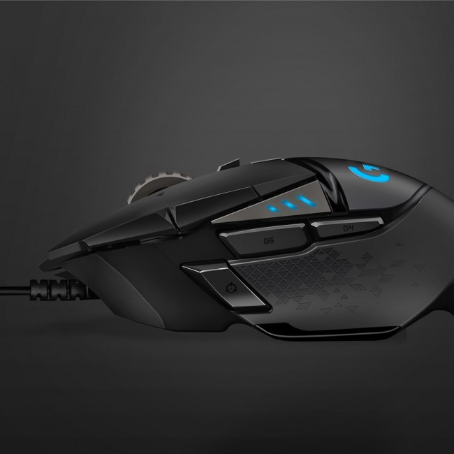 LOGITECH OPTICAL USB MOUSE G502 BLACK 910-005470 LOGITECH OPTICAL USB MOUSE G502 BLACK 910-005470