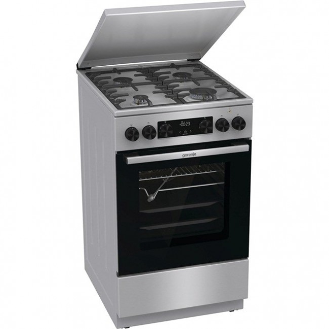Gorenje GKS5C71XF Freestanding cooker with oven Silver Gorenje GKS5C71XF Freestanding cooker with oven Silver