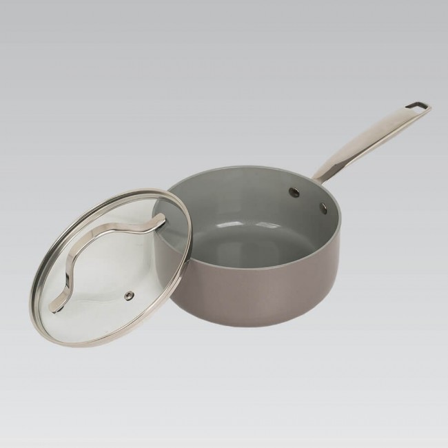 Saucepan with lid MAESTRO MR-4009 (MR-4009-18S) 18 cm 1,9 l Grey Saucepan with lid MAESTRO MR-4009 (MR-4009-18S) 18 cm 1,9 l Grey