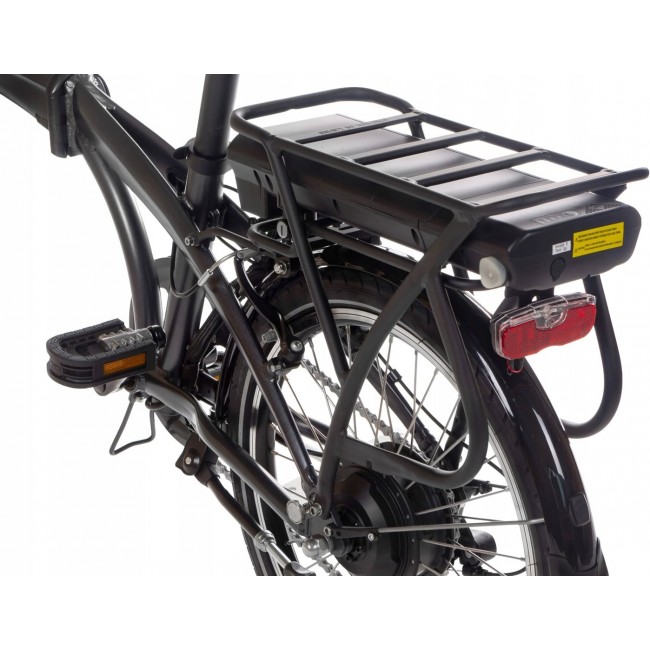 Snapp City-E Graphite folding electric bicycle