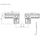 Maclean TV bracket, compatible with Samsung QLED TVs, 43 Maclean TV bracket, compatible with Samsung QLED TVs, 43