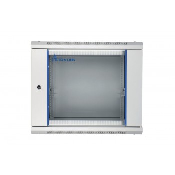 Extralink Rackmount cabinet 9U 600x450 Gray wall mounted