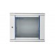 Extralink Rackmount cabinet 9U 600x450 Gray wall mounted