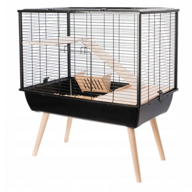 Zolux Cage Neo Muki Large Rodents H58, black Zolux Cage Neo Muki Large Rodents H58, black