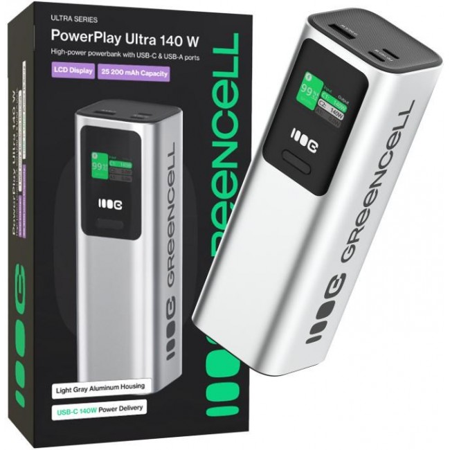 Powerbank GreenCell PowerPlay Ultra 25200mAh Powerbank GreenCell PowerPlay Ultra 25200mAh