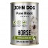 JOHN DOG Pure Black Sensi Hypoallergenic Horse - wet dog food - 400g