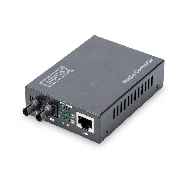 Digitus Gigabit Media Converter, RJ45 / ST Digitus Gigabit Media Converter, RJ45 / ST