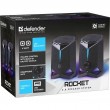 Speakers Defender Rocket 2.0 6w LED USB, black
