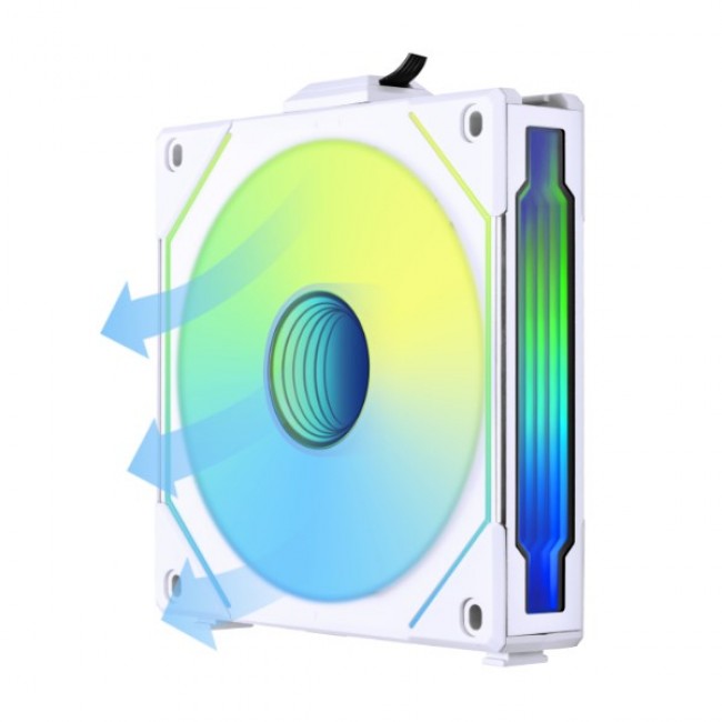 Lian Li UNI FAN SL-INF 120 ARGB Reverse Blade PWM Fan - 120mm, white