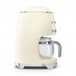 Smeg 50's Style Drip Filter Coffee Machine DCF02CREU Cream 1,4 l