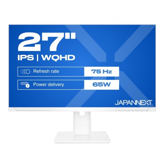 JAPANNEXT JN-IPS270WQHD75F-C65W-HSP-W computer monitor 68.6 cm (27
