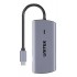 UNITEK D1113CGY01 interface hub 2 x USB 3.2 Gen 2 (3.1 Gen 2) Type-C 1000 Mbit/s Grey