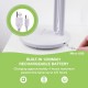 Techly I-LAMP-DSK9 table lamp 3 W LED G White Techly I-LAMP-DSK9 table lamp 3 W LED G White