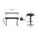 GAMING DESK HUZARO HERO 8.5 BLACK GAMING DESK HUZARO HERO 8.5 BLACK