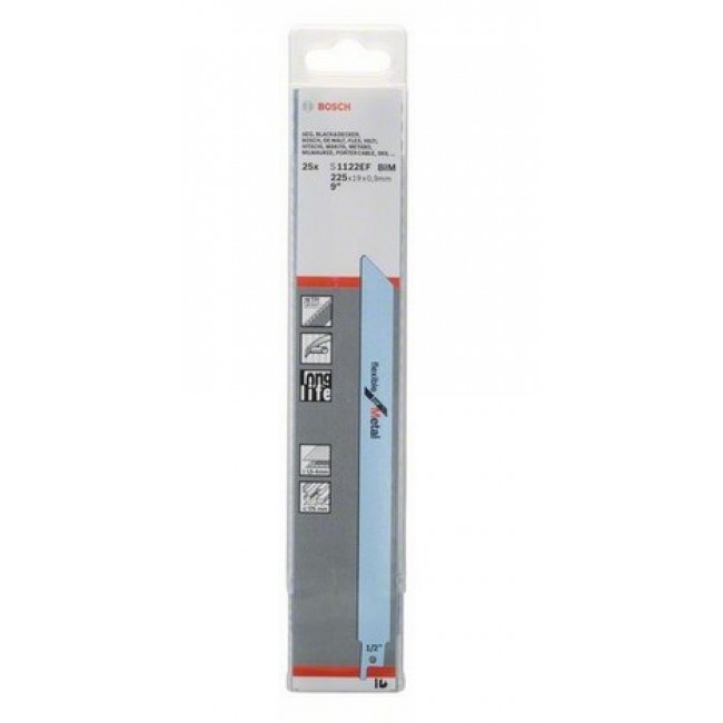 Bosch 2 608 657 553 jigsaw/scroll saw/reciprocating saw blade Sabre saw blade Bimetal 1 pc(s) Bosch 2 608 657 553 jigsaw/scroll saw/reciprocating saw blade Sabre saw blade Bimetal 1 pc(s)