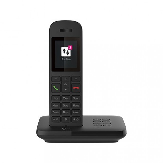 Telekom Sinus A12 Analog/DECT telephone Black Telekom Sinus A12 Analog/DECT telephone Black