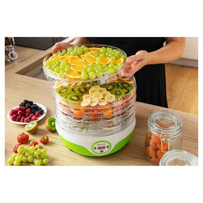 Sencor SFD 851GR food dehydrator Light Green, Transparent 240 W Sencor SFD 851GR food dehydrator Light Green, Transparent 240 W