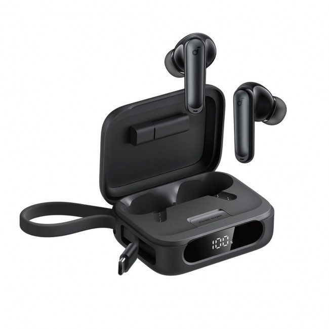 Anker soundcore P41i - Black (MFI) Headset True Wireless Stereo (TWS) In-ear Calls/Music/Sport/Everyday USB Type-C Bluetooth Charging stand
