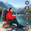 Extralink RADIO AWARYJNE SOLARNE Z KORBKA DYNAMO POWERBANK 4000MAH Z LATARKA SOS SR-4000 Portable Analog Black, Orange